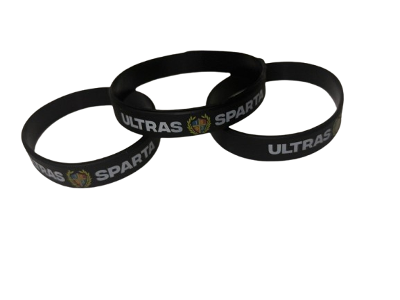 Silikonový náramek černý