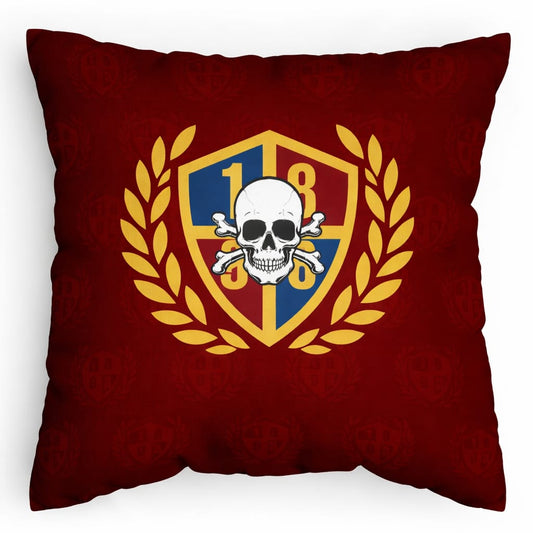 Polštářek US logo rudý