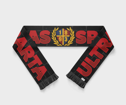 Šála US černá nápis