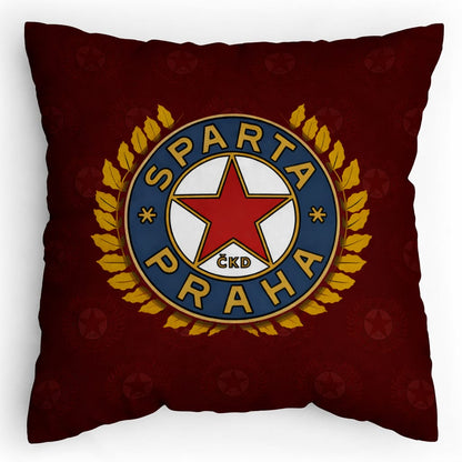 Polštářek US logo ČKD rudý