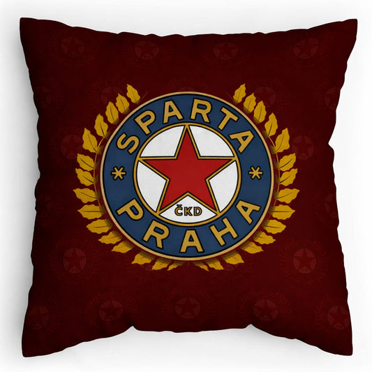 Polštářek US logo ČKD rudý